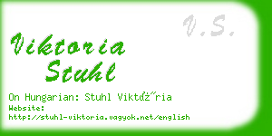 viktoria stuhl business card